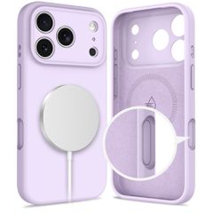 Tech-Protect Silicone MagSafe Case for iPhone 17 Pro - Purple-thumb-1