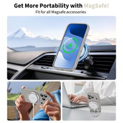Tech-Protect Silicone MagSafe Case for iPhone 17 Pro Max - Gray-thumb-4