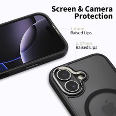 Tech-Protect MagEdge MagSafe Case for iPhone 17 - Matte Black-thumb-2