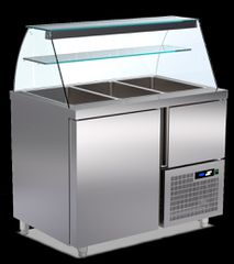 Ψυγεία salad bar συντήρηση για GN 1/4