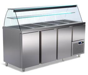 Ψυγεία salad bar συντήρηση για GN 1/4 χωρίς μηχανή