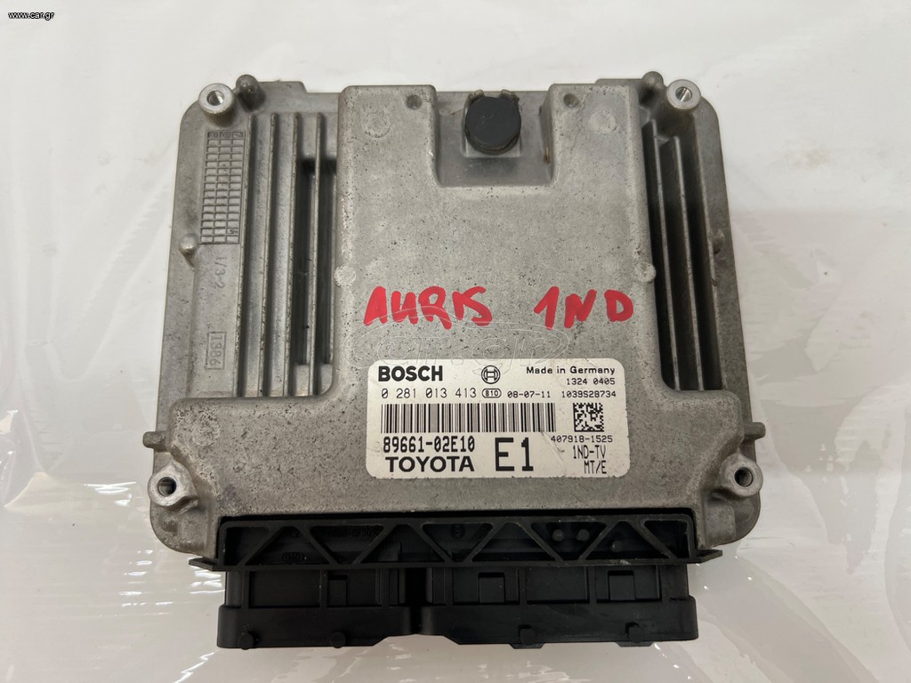 Εγκέφαλος κινητήρα Toyota Auris 1ND  0281013413  89661-02E10
