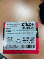 ΣΕΤ ΤΑΚΑΚΙΑ ΠΙΣΩ ZTEC RENAULT LAGUNA II, NISSAN PRIMERA