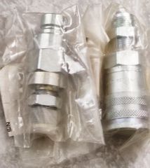GEHL GENUINE  131952 & 131953 MALE & FEMALE FLAT FACE QUICK CONNECT HYDRAULIC COUPLER BULKHEAD FOR SKID STEER LOADERS TL24-M - ΓΝΗΣΙΟΙ ΤΑΧΥΣΥΝΔΕΣΜΟΙ