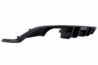Diffuser Πίσω Προφυλακτήρα Για VW Golf VII (7.5) 17-20 Facelift R-Look Μαύρο Γυαλιστερό