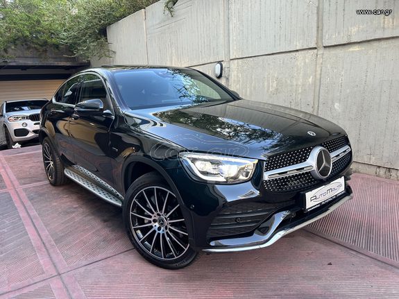 Mercedes-Benz GLC 300 2021 COUPE -DE -AMG -1ο ΧΕΡΙ -ΟΡΟΦΗ -360 -BLIND