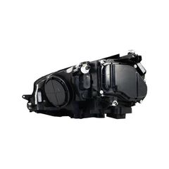 Μπροστινά Φανάρια Set Για Vw Golf VII (7) 12-17 U-Type DRL & Led Φλας Dynamic R-Line Look Μαύρα Bi-Led Projector Με Μοτέρ Carner-thumb-3