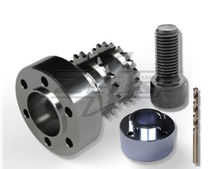 N54 - N55 - S55 Single Piece 4-Pin Crank Hub Upgrade - Zeus Motorsport