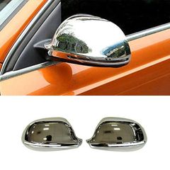 Καπάκια Καθρεφτών Για Audi A3 8P 08-11, A4 B8 08-11, A5 8T 07-11, A6 4F 08-11 (Plastic) Χρωμίου 2 Τεμάχια-thumb-1