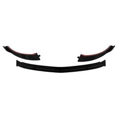 Μπροστινό Spoiler Για Mercedes-Benz E-Class W213 S213 C238 A238 Facelift (2020-Up) Amg Line Μαύρο Γυαλιστερό 3 Τεμάχια-thumb-3