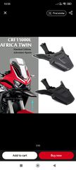 Φτερό μπροστινό πρόσθετο για CRF1100 AFRICA TWIN