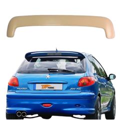 Peugeot 206 άριστης ποιότητας αεροτομή έτοιμη βαμμένη Piano Black ABS / 1998-2012