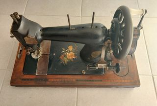 VINTAGE ΡΑΠΤΟΜΗΧΑΝΗ SINGER ΧΕΙΡΟΣ ΔΕΚΑΕΤΙΑΣ 1880-1890