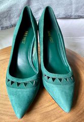 Nine West Green Γόβες