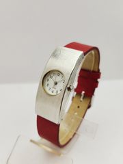 ΓΥΝΑΙΚΕΙΟ ΡΟΛΟΙ QUARTZ RED LEATHER STRAP Α9516 ΤΙΜΗ 40 ΕΥΡΩ