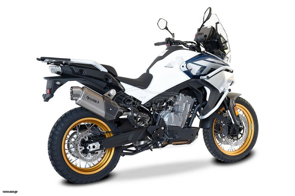 HP CORSE 4-TRACK R SHORT TITANIUM ΤΕΛΙΚΟ ΕΞΑΤΜΙΣΗΣ CF MOTO  800MT SPORT TOURING 2023-2025