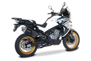 HP CORSE 4-TRACK R SHORT BLACK ΤΕΛΙΚΟ ΕΞΑΤΜΙΣΗΣ CF MOTO  800MT SPORT TOURING 2023-2025