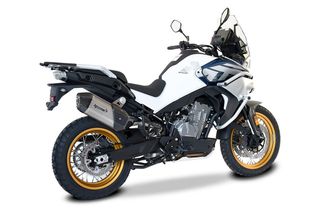 HP CORSE SPS CARBON SHORT TITANIUM ΤΕΛΙΚΟ ΕΞΑΤΜΙΣΗΣ CF MOTO  800MT SPORT TOURING 2023-2025
