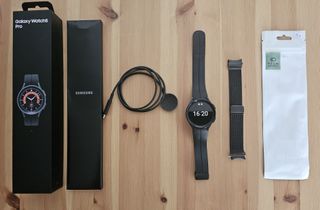 Samsung Galaxy Watch5 Pro Titanium 45mm Αδιάβροχο με Παλμογράφο (Black)