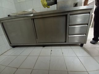 Πάγκος INOX (από Κρεωπολείο)-thumb-1