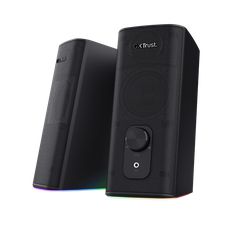 Trust TR-24970 GXT 612 Cetic Ηχεία Υπολογιστή 2.0 με RGB Φωτισμό και Bluetooth Ισχύος 10W σε Μαύρο Χρώμα