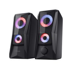 Trust TR-25108 GXT 606 JAVV Ηχεία Υπολογιστή 2.0 με RGB Φωτισμό και Ισχύ 6W Μαύρο