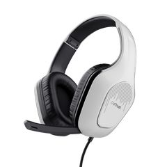 Trust TR-25147 GXT 415W Zirox Over Ear Gaming Headset με σύνδεση 3.5mm Λευκό