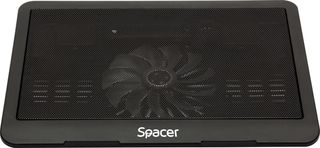 Spacer SP-NC19 Cooling Pad για Laptop έως 15.6" με 1 Ανεμιστήρα και Φωτισμό