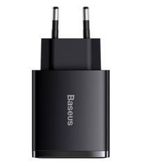 Baseus CCXJ-E01 Φορτιστής Χωρίς Καλώδιο με 2 Θύρες USB-A και Θύρα USB-C 30W Power Delivery Μαύρος (Compact 2U+C)