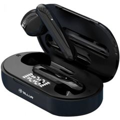 Tellur TLL511401 Earbud Bluetooth Handsfree Ακουστικά με Θήκη Φόρτισης Μαύρα