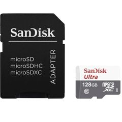 Sandisk SDSQUNR-128G-GN6TA Ultra microSDXC 128GB Class 10 U1 UHS-I