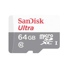 Sandisk SDSQUNR-064G-GN6TA Ultra microSDXC 64GB Class 10 UHS-I με αντάπτορα