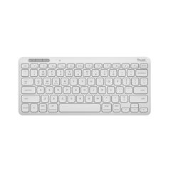 Trust TR-25097 Lyra Ασύρματο Bluetooth Πληκτρολόγιο Αγγλικό US Λευκό