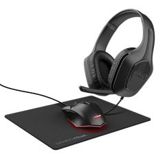 Trust TR-25117 GXT 790 Over Ear Gaming Headset με σύνδεση USB + Ποντίκι + Mousepad 3in1