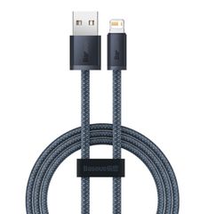 Baseus CALD000416 Braided USB to Lightning Cable Γκρι 1m