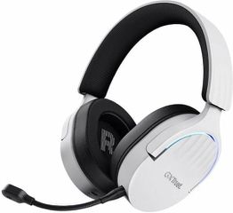 Trust TR-25304 GXT 491 Fayzo Ασύρματο Over Ear Gaming Headset με σύνδεση Bluetooth / USB Λευκό