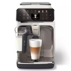 Philips EP4443/70 Series 4400 Αυτόματη Μηχανή Espresso 1500W Πίεσης 15bar για Cappuccino με Μύλο Άλεσης Λευκή