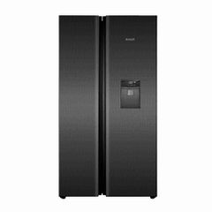 Muhler NF776SBSIE Ψυγείο Ντουλάπα 631Lt , NoFrost , Dispenser Υ176.8xΠ92xΒ73.5εκ.