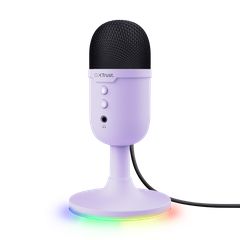 Trust TR-25375 GXT 234P Μικρόφωνο USB Επιτραπέζιο σε Μωβ Χρώμα