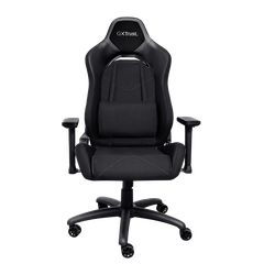 Trust TR-24908 Gxt 714 Υφασμάτινη Καρέκλα Gaming με Ρυθμιζόμενα Μπράτσα Μαύρη