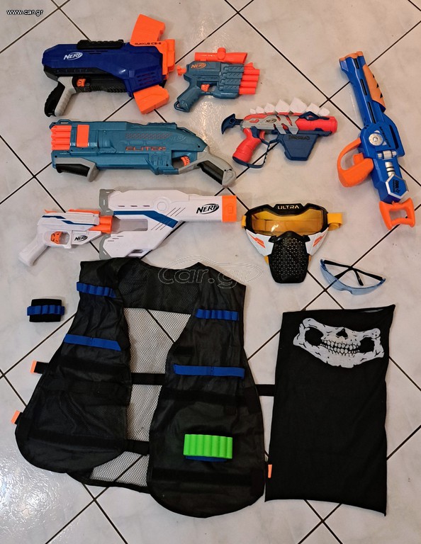 NERF ΠΙΣΤΟΛΙΑ, ΜΑΣΚΑ, ΓΙΛΕΚΟ