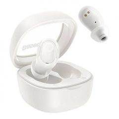 Baseus NGTW370202 Bowie Wm02 Tws In-ear Bluetooth Handsfree Ακουστικά με Θήκη Φόρτισης Λευκά
