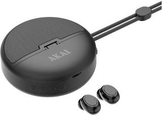Akai BTE-J500BT In-ear Bluetooth Handsfree Ακουστικά με Θήκη Φόρτισης Μαύρα