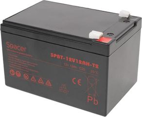 Spacer SPBT-12V12AH-T2 Accumulator Ups 12v/12ah Ακροδέκτης F1