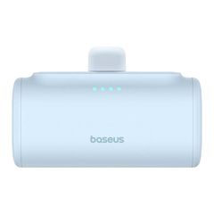 Baseus P10068306313-00 Compact Series Built-in Type-C Power Bank 5000mAh 20W με Θύρα USB-C Power Deliver /Quick Charge 3.0 Μπλε