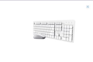 Trust TR-25465 Ody II Ασύρματο Σετ Πληκτρολόγιο & Ποντίκι Αγγλικό US Λευκό