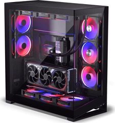 Phanteks NV9 MKII Full Tower Κουτί Υπολογιστή με Πλαϊνό Παράθυρο και RGB Φωτισμό Μαύρο