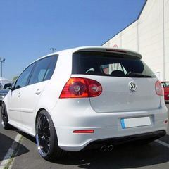 Πισινός Προφυλακτήρας Για VW Golf V (5) 03-08 R32 Look Με Εξατμίσεις Αριστερά Γυαλιστερό Μαύρο Από Abs Πλαστικό-thumb-3