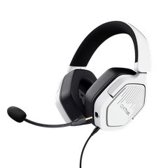 Trust TR-25448 GXT 492W Carrus Over Ear Gaming Headset με σύνδεση 3.5mm Λευκό