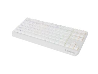 Genesis Thor 230 TKL Ασύρματο Gaming Μηχανικό Πληκτρολόγιο Tenkeyless με Outemu Red διακόπτες και RGB φωτισμό (Αγγλικό US) Λευκό